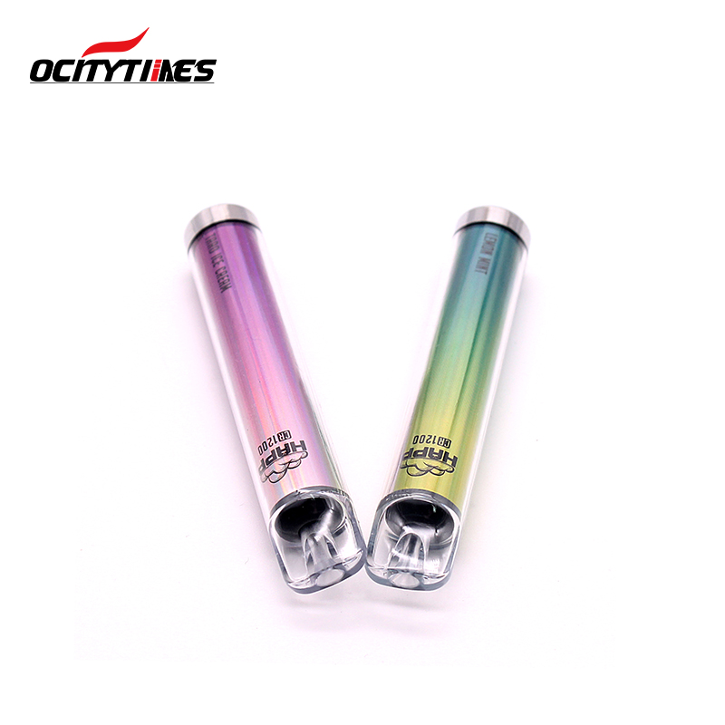2023 Happ CR1200 Puffs E-Cigarette Stylo électronique Nicotine Vape jetable par Ocitytimes